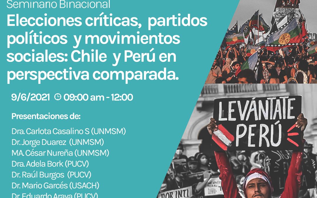 Elecciones críticas, partidos políticos y movimientos sociales: Chile y Perú en perspectiva comparada